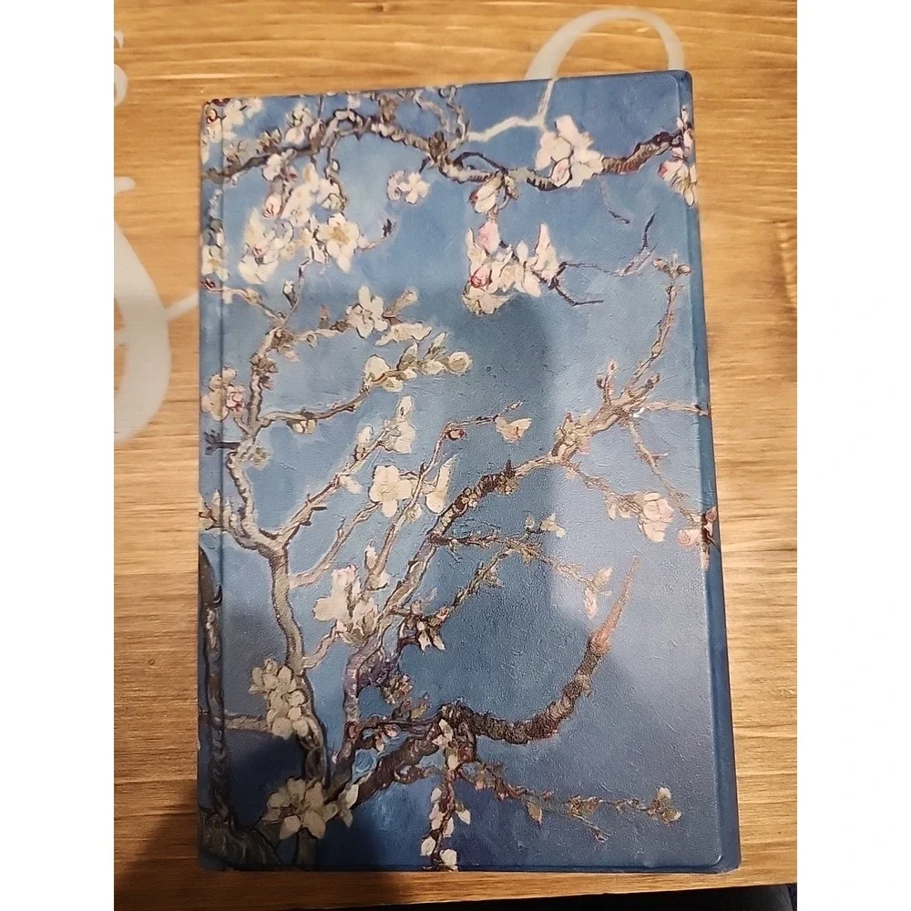 iPad‎ Mini Pro Fintie Folio Case Van Gogh Almond Blossoms Design & keyboard